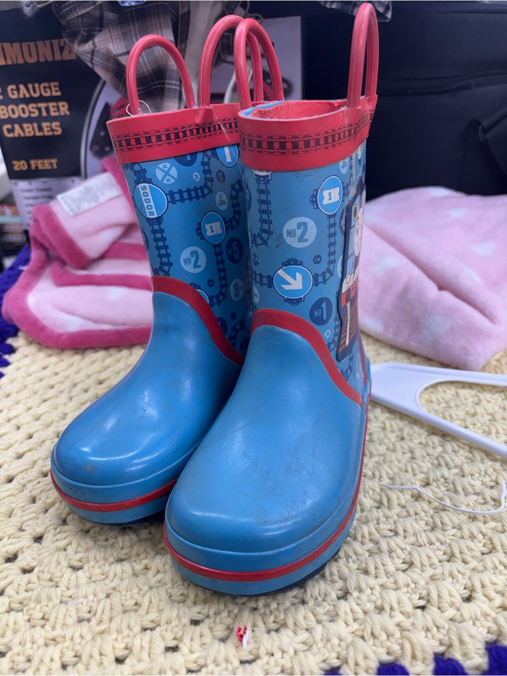 Thomas the Train rubber boots toddler size 7
